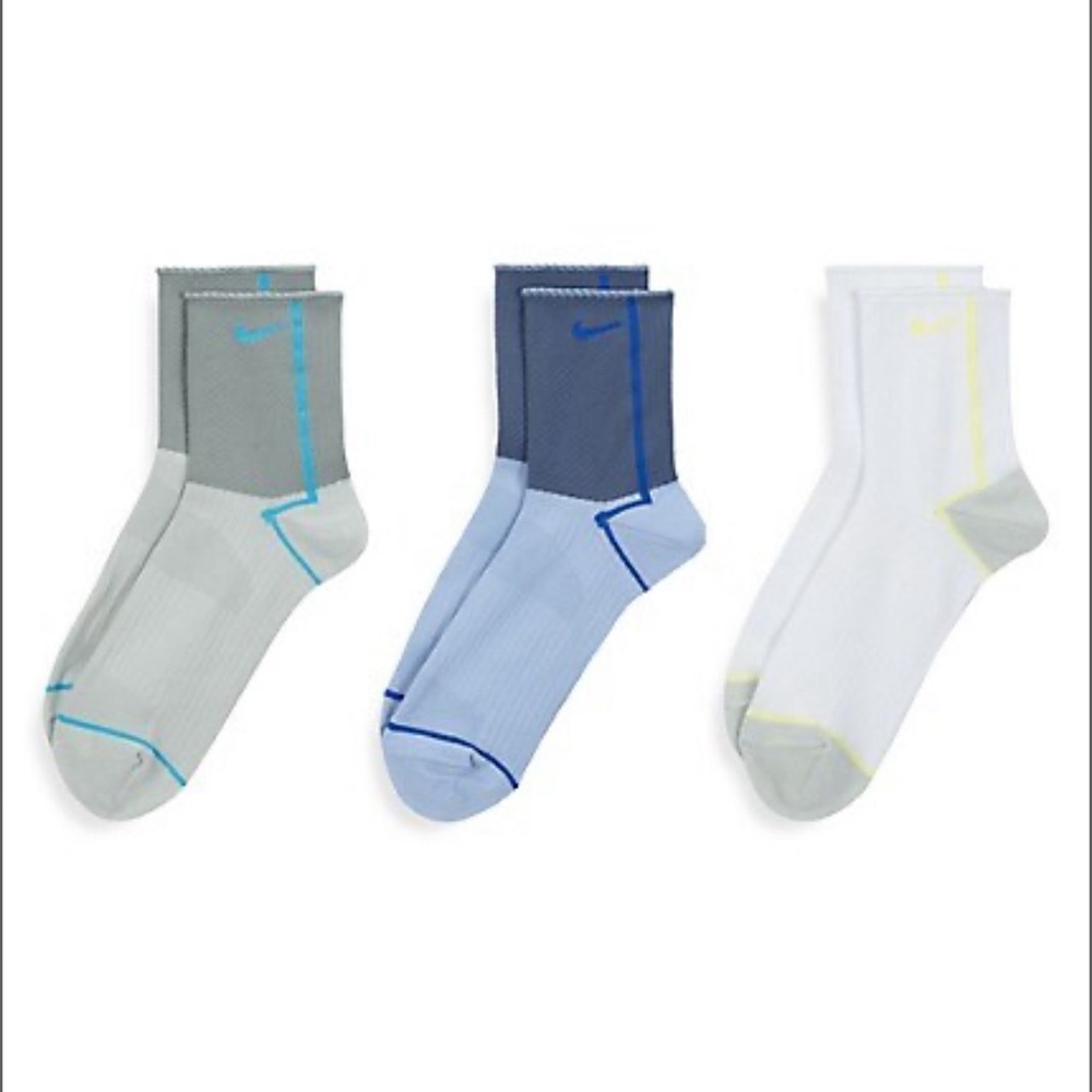 Nike 3-Pair Everyday Plus Lightweight Women's Training Ankle Socks, Medium - NWT